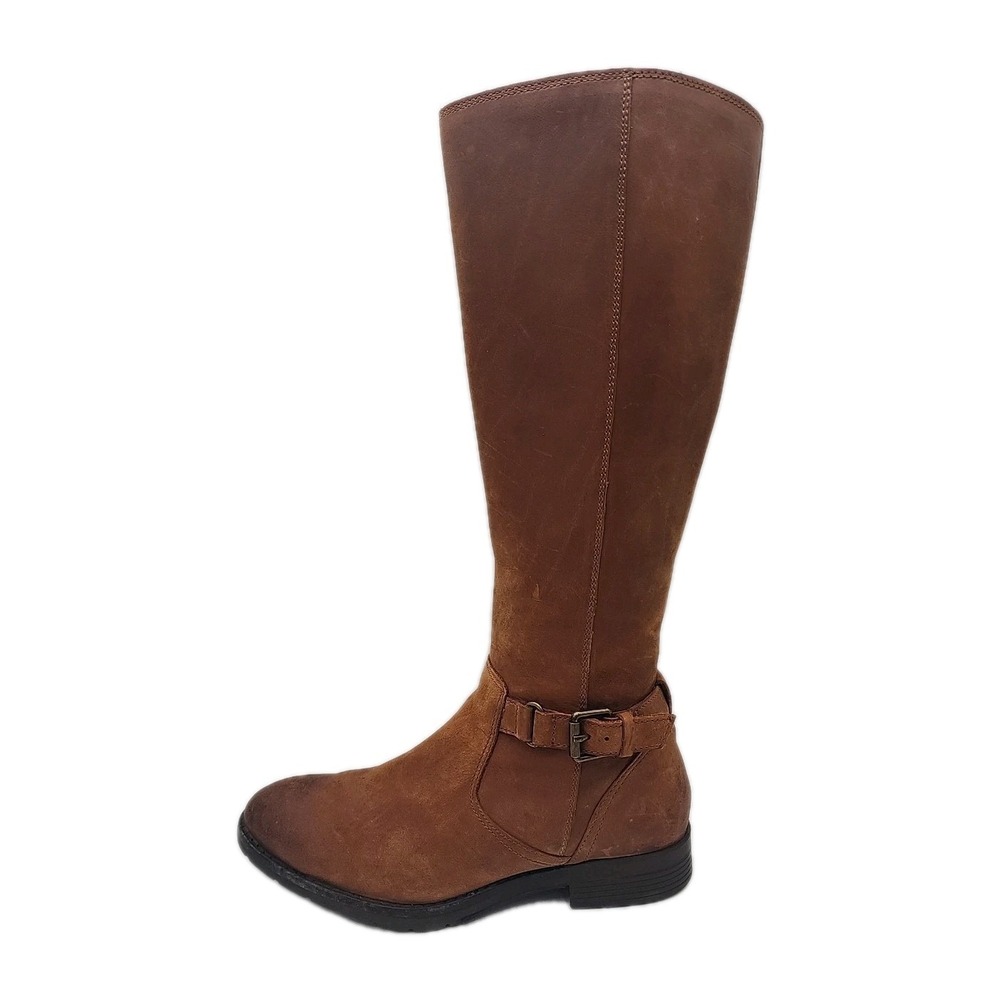 Sebago Drysides Nashoba Knee High Boots In Brown Leather Sz US 5.5M, EUR 35.5M